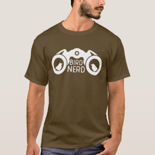 Camiseta T-shirt do nerd do pássaro
