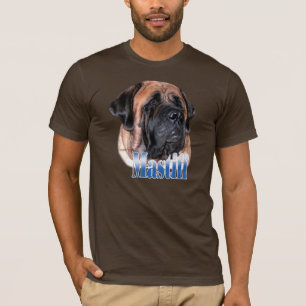 Camiseta T-shirt do nome do Mastiff do abricó