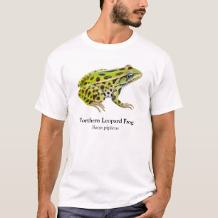 Camiseta T-shirt do norte do sapo de leopardo