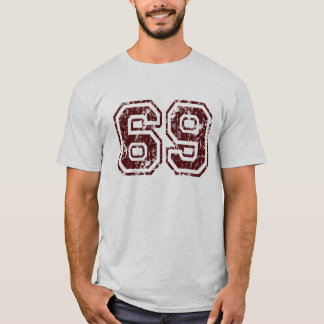 Camiseta T-shirt do número 69