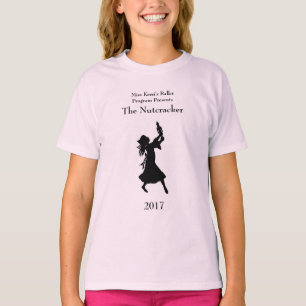 Camiseta T-shirt do Nutcracker das meninas do programa do