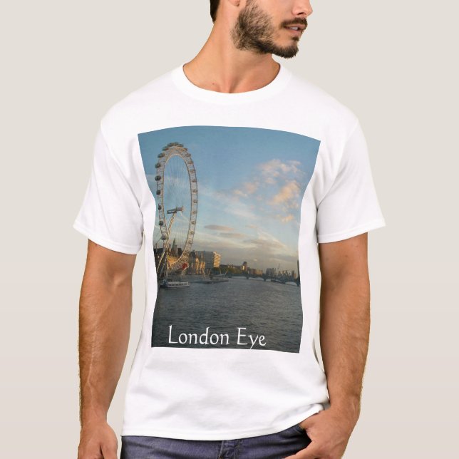 Camiseta T-shirt do olho de Londres (Frente)