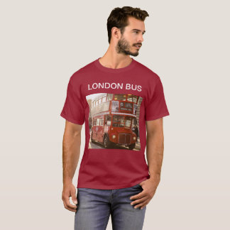 Camiseta T-shirt do ônibus de Londres
