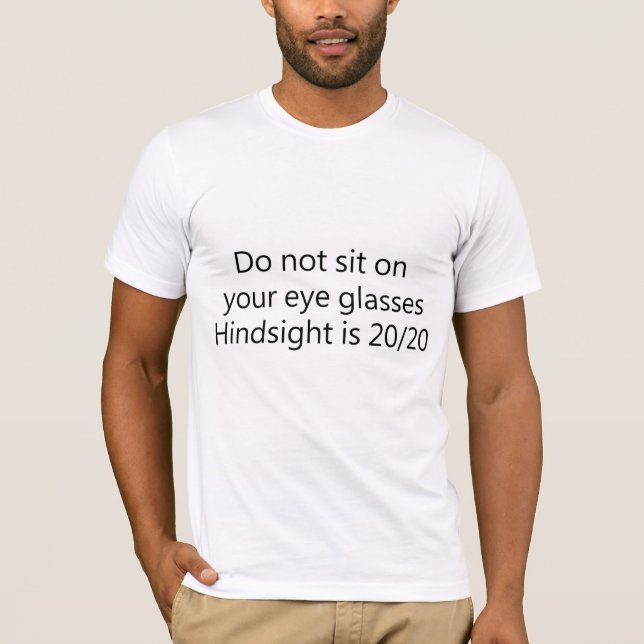 Camiseta T-shirt do optometrista (Frente)