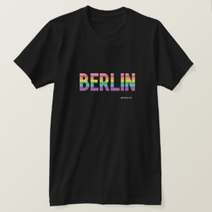 Camiseta T-shirt do Orgulho de Berlim Sinalizador Schwul/
