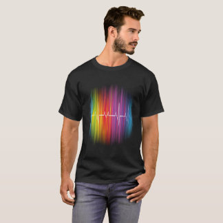 Camiseta T-shirt do orgulho de Lgbt - pulso do arco-íris