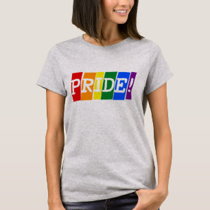 Camiseta T-shirt do orgulho do arco-íris de LGBT