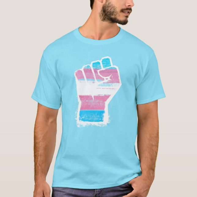 Camiseta T-Shirt do Orgulho Trans (Frente)