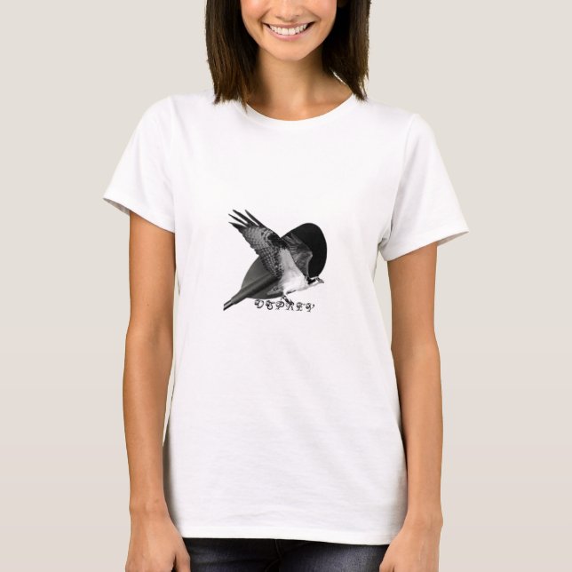 Camiseta T-shirt do Osprey da equipe das senhoras (Frente)