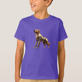 Camiseta T-Shirt do ouro Robot Kid