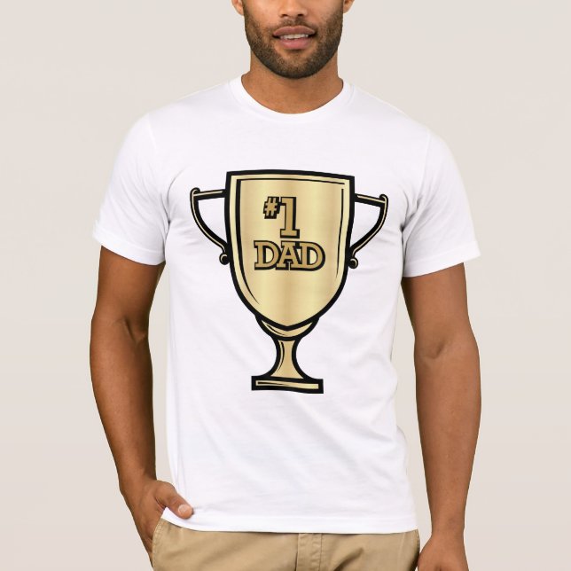 Camiseta T-shirt do pai #1 (Frente)