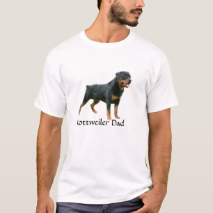 Camiseta T-shirt do pai de Rottweiler