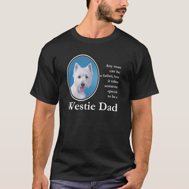 Camiseta T-shirt do pai de Westie (Frente)