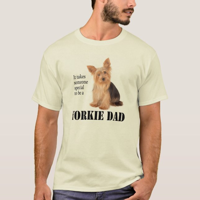 Camiseta T-shirt do pai de Yorkie (Frente)