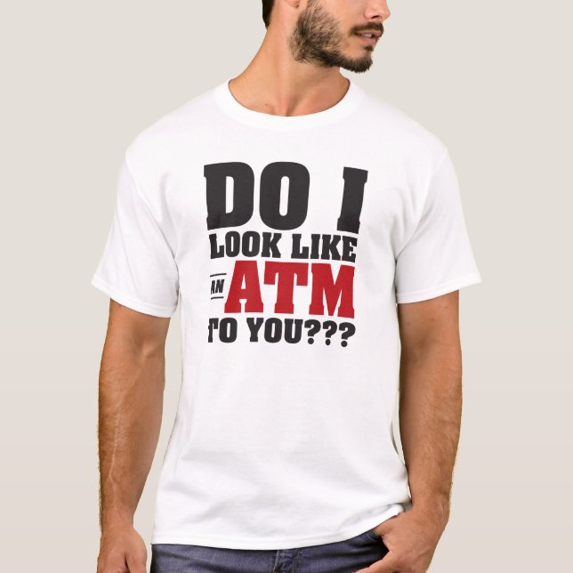 Camiseta T-shirt do pai do ATM (Frente)