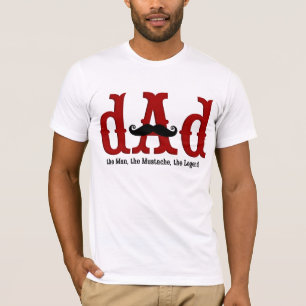 Camiseta T-shirt do pai do bigode