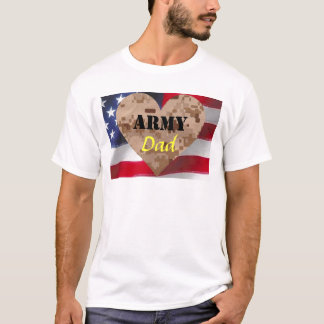 Camiseta T-shirt do pai do EXÉRCITO