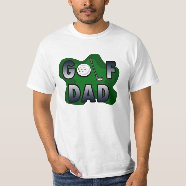Camiseta T-shirt do pai do golfe, dia dos pais para o (Frente)