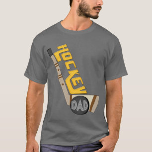 Camiseta T-shirt do pai do hóquei