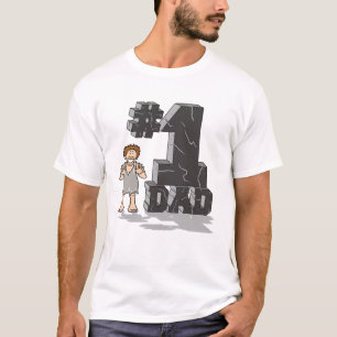 Camiseta T-shirt do pai do número 1