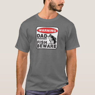 Camiseta T-shirt do pai - os peixes Beware