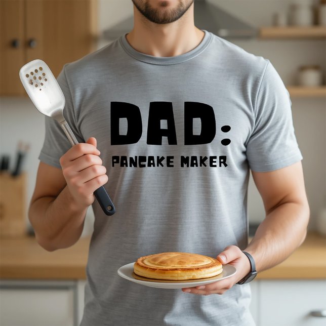 Camiseta T-Shirt do pai Pancake Maker (Criador carregado)