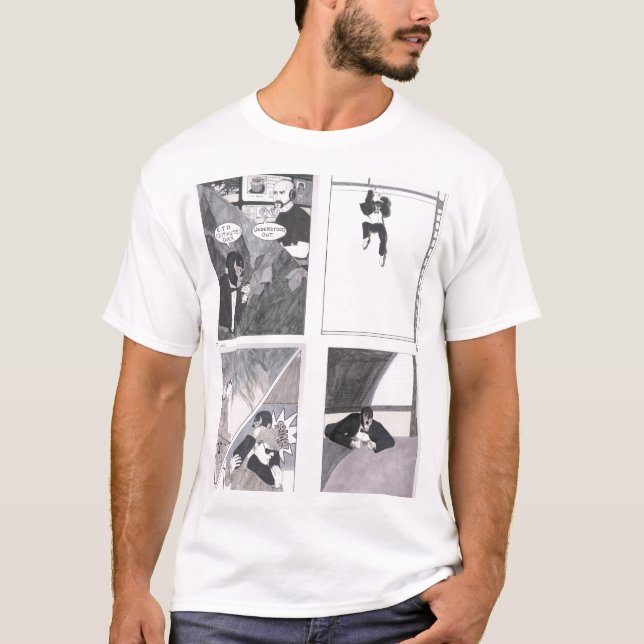 Camiseta "T-shirt do painel do Mambo preto de Ops" (Frente)