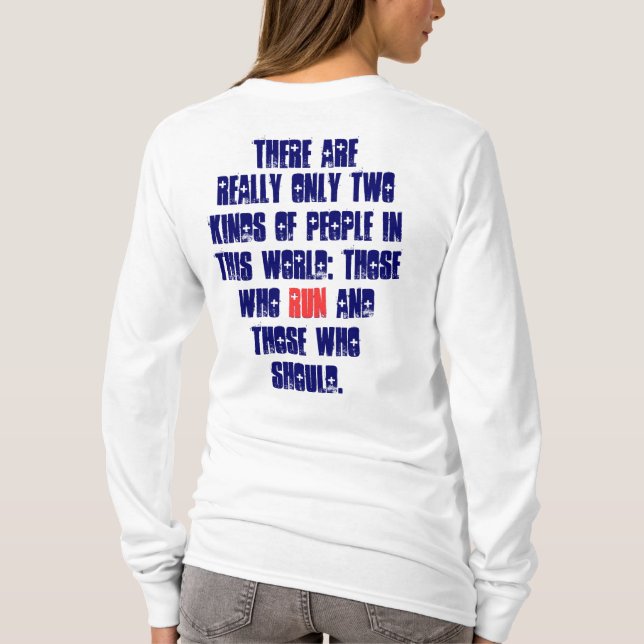 Camiseta T-shirt do país transversal (Verso)