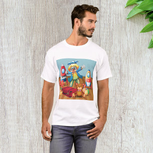 Camiseta T-Shirt Do Palhaço E Dos Brinquedos