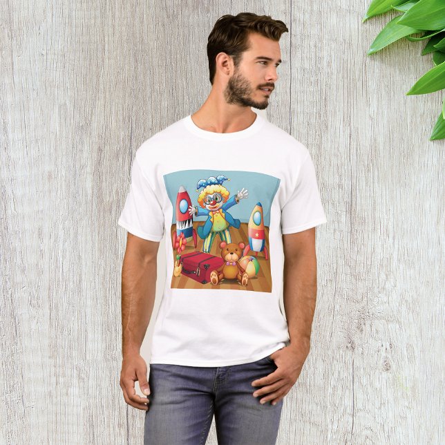 Camiseta T-Shirt Do Palhaço E Dos Brinquedos (Criador carregado)