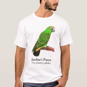 Camiseta T-shirt do papagaio de Jardine
