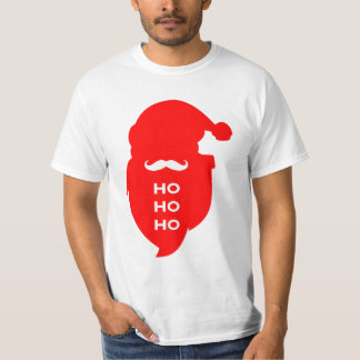 Camiseta T-shirt do papai noel HO HO HO