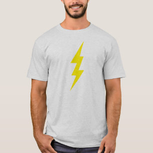 Camiseta T-shirt do parafuso de relâmpago