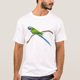 Camiseta T-shirt do Parakeet do Moustache de Derbyan