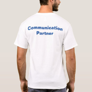 Camiseta t-shirt do parceiro de Comunicação