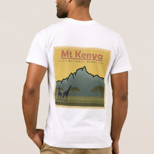 Camiseta T-shirt do parque nacional de Kenya