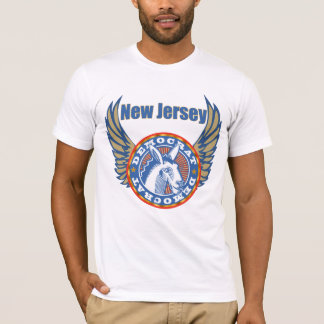 Camiseta T-shirt do partido de New-jersey Democrata