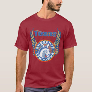Camiseta T-shirt do partido de Texas Democrata