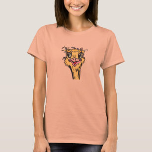 Camiseta T-shirt do pássaro da criança da avestruz