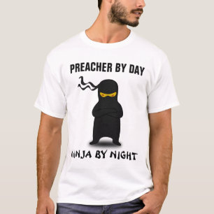 Camiseta T-shirt do pastor do pregador
