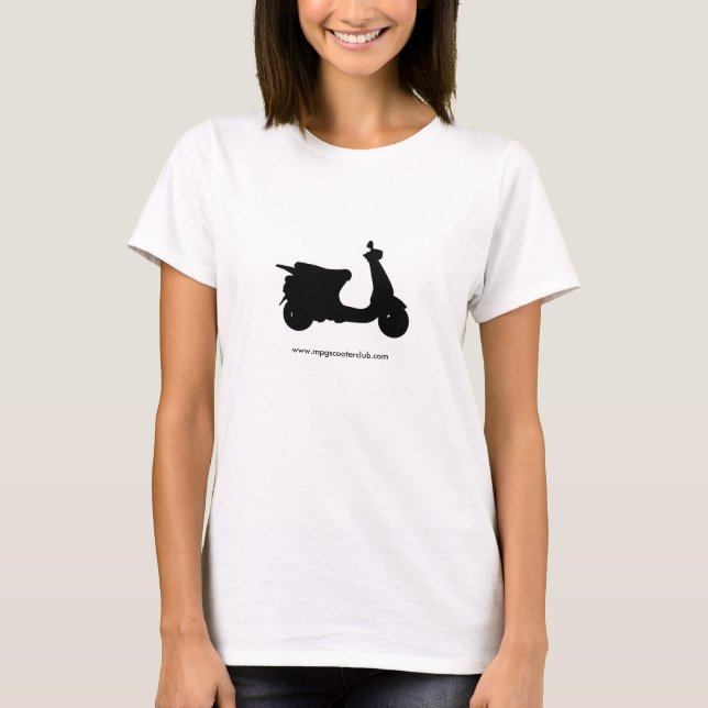 Camiseta T-shirt do patinete (Frente)