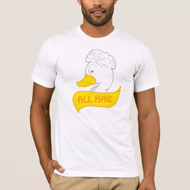 Camiseta T-shirt do pato do Afro (Frente)