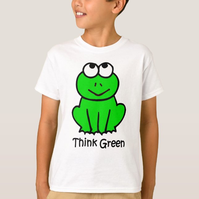 Camiseta t-shirt do pense verde (Frente)