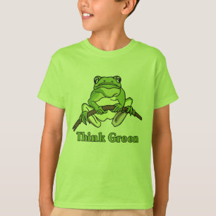 Camiseta T-shirt do pense verde