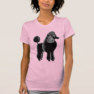 Camiseta T-shirt do pescoço da colher das mulheres pretas