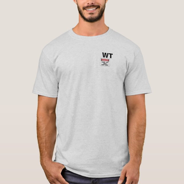 Camiseta t-shirt do peso de WireNutts.com (Frente)