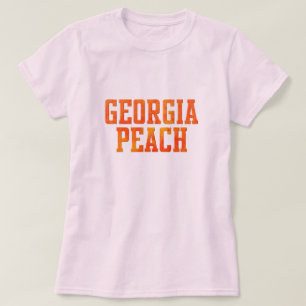 Camiseta T-shirt do pêssego de Geórgia