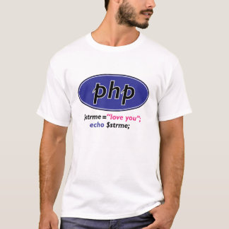 Camiseta t-shirt do PHP