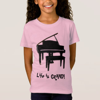 Camiseta T-shirt do piano de cauda