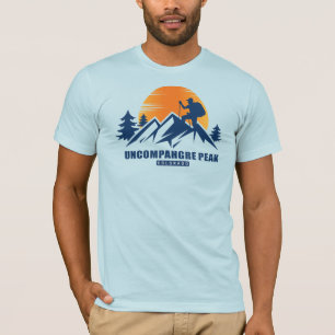 Camiseta T-Shirt do Pico de Pico do Retro Não Compactado